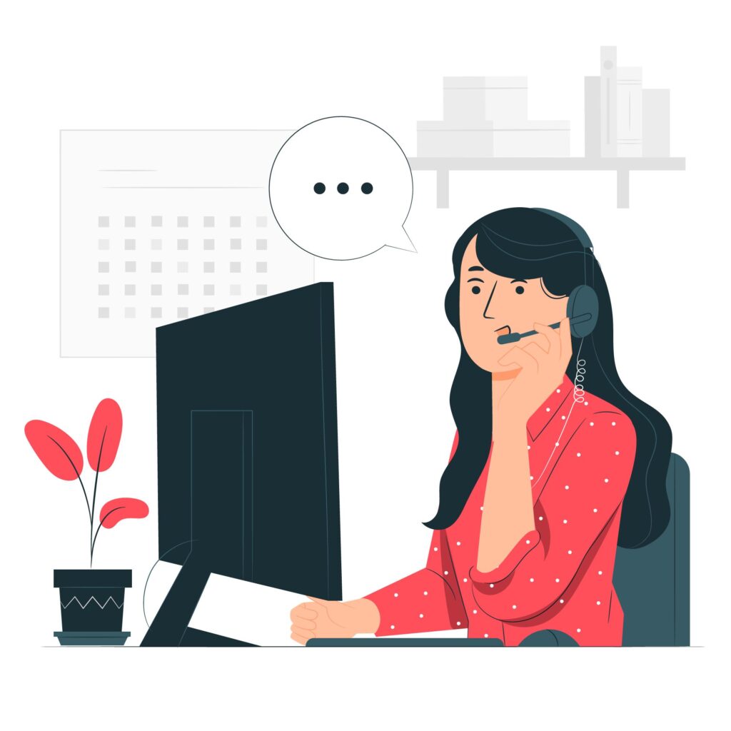 Illustration of a woman using Sales Techniques for Cold Calling Simply