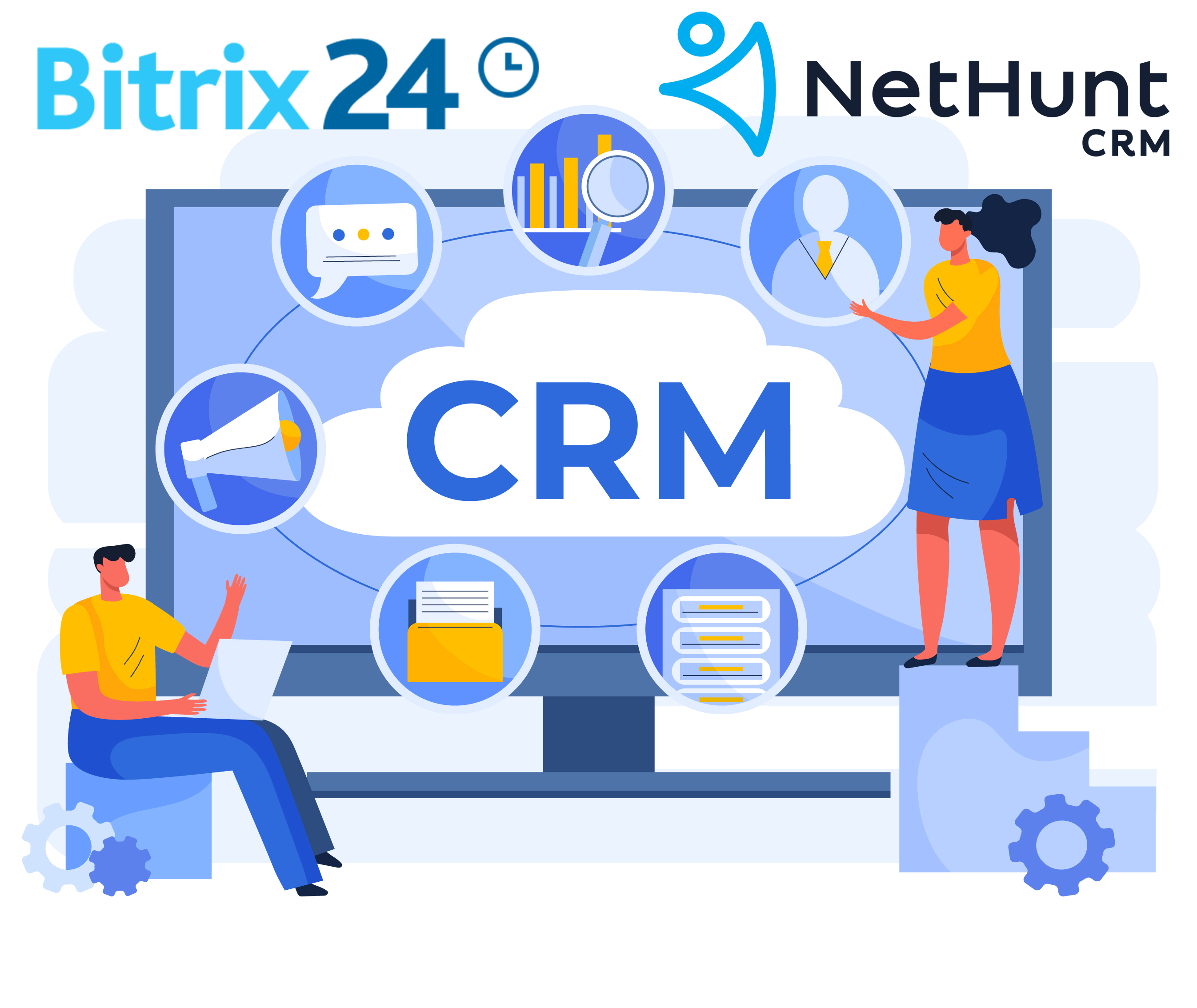 Bitrix24 vs NetHunt CRM