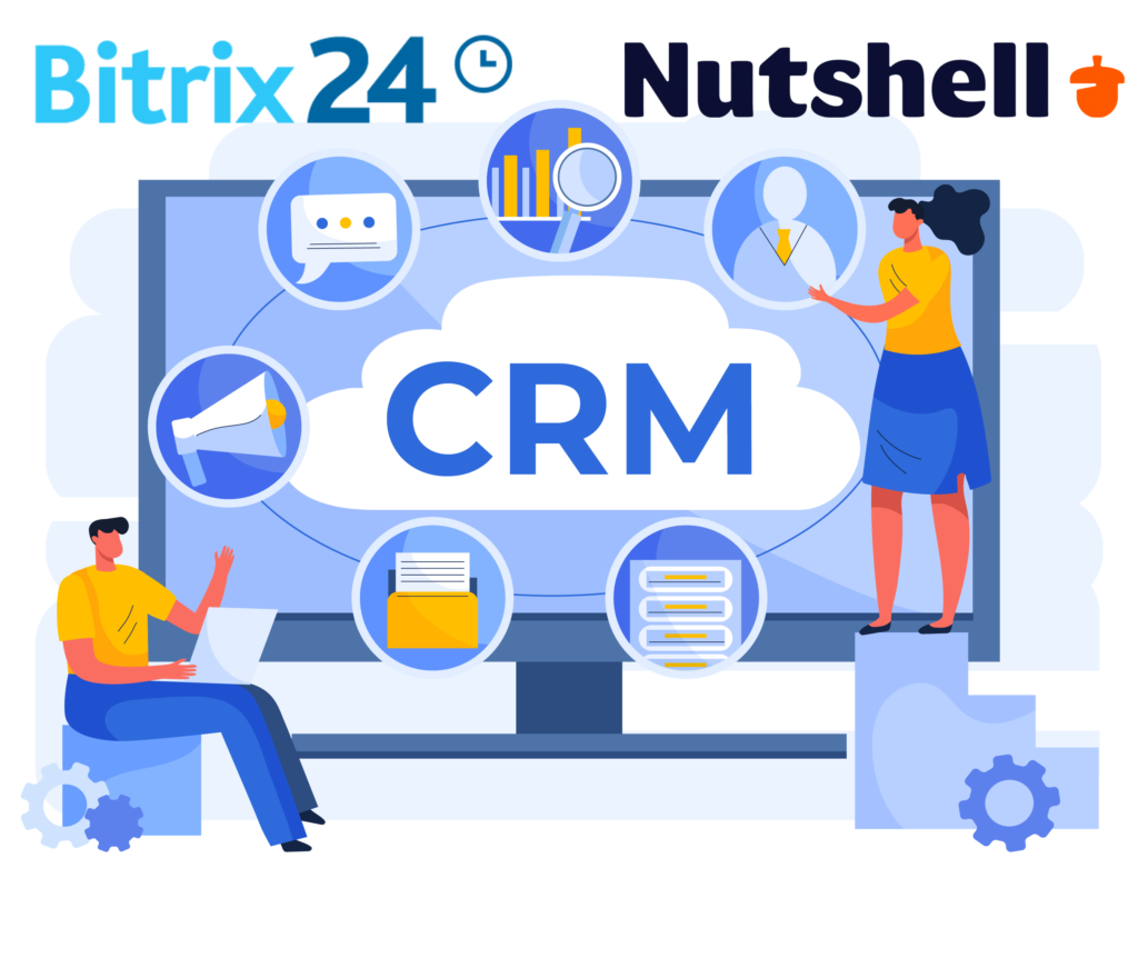 Bitrix24 vs Nutshell Simply CRM