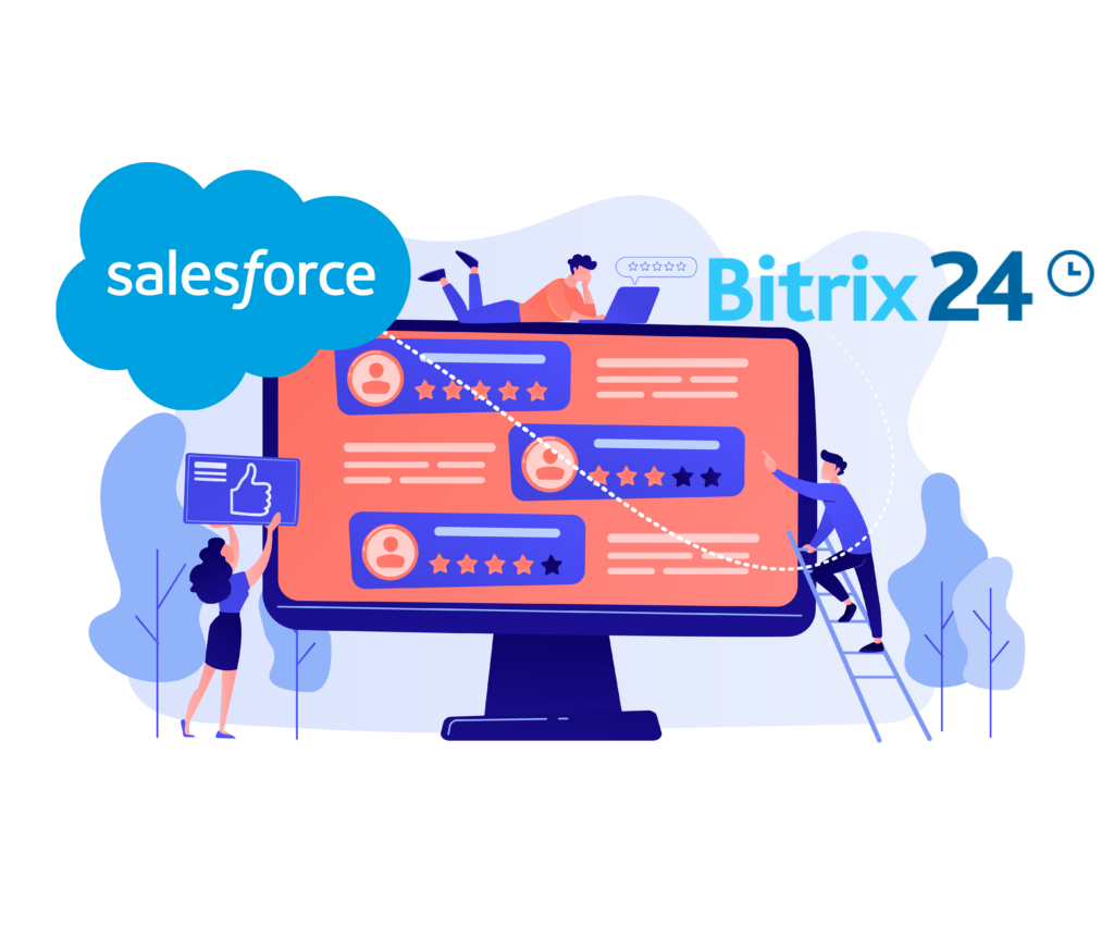 Salesforce vs Bitrix24 Simply CRM