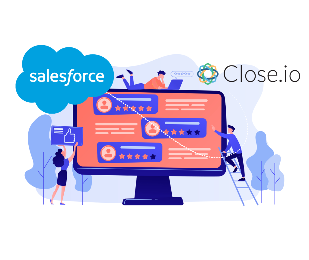 Salesforce vs Close Simply CRM