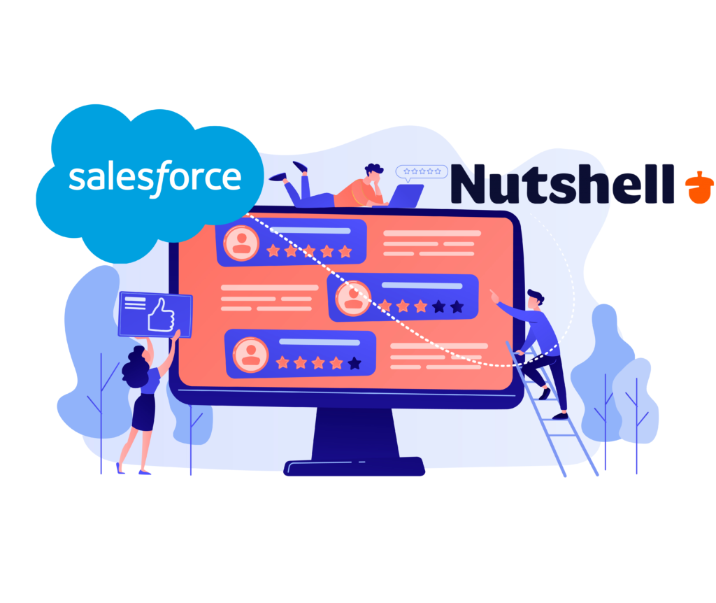 Salesforce vs Nutshell Simply CRM