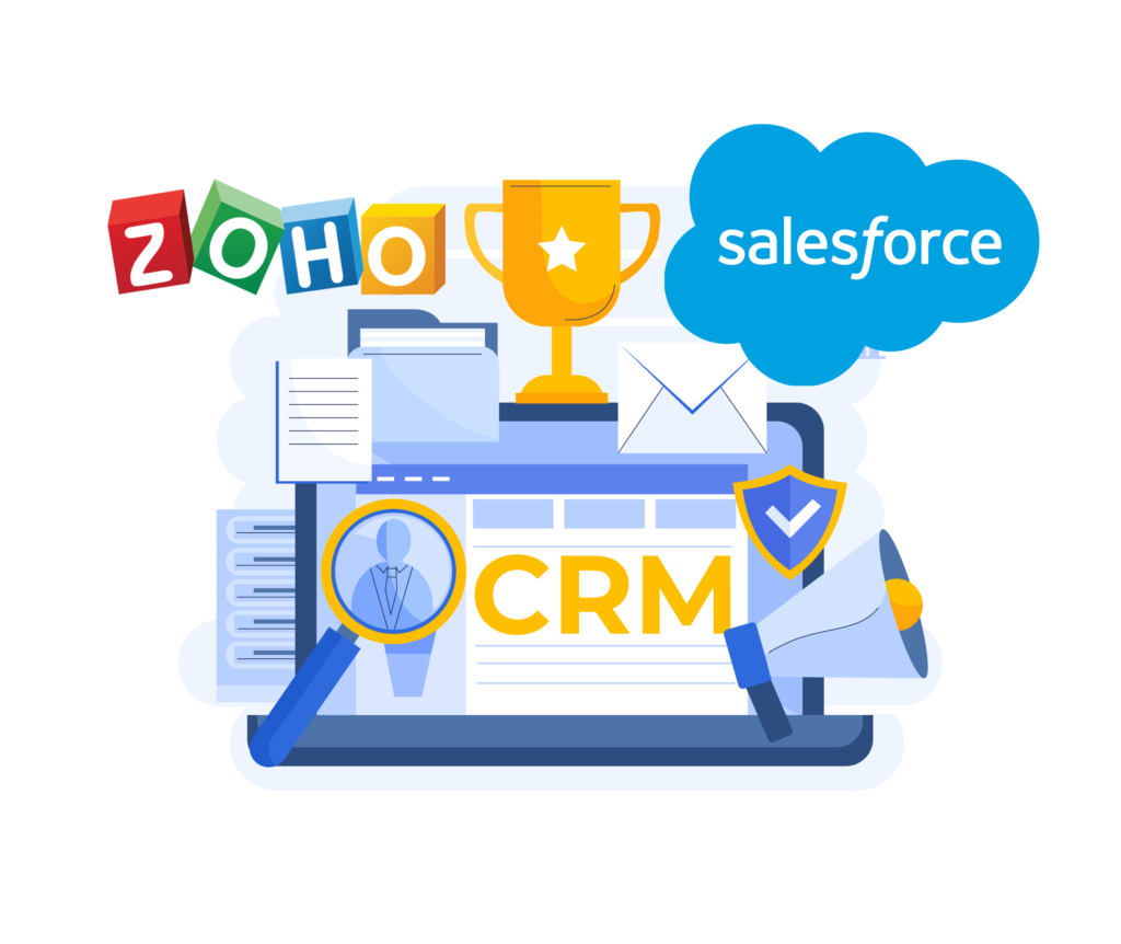 Zoho CRM vs Salesforce Simply CRM